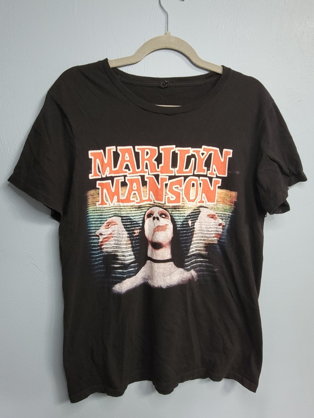 Vintage 2002 Marilyn Manson Sweet Dream Are Made Of This Short Sleeve Shirt - M